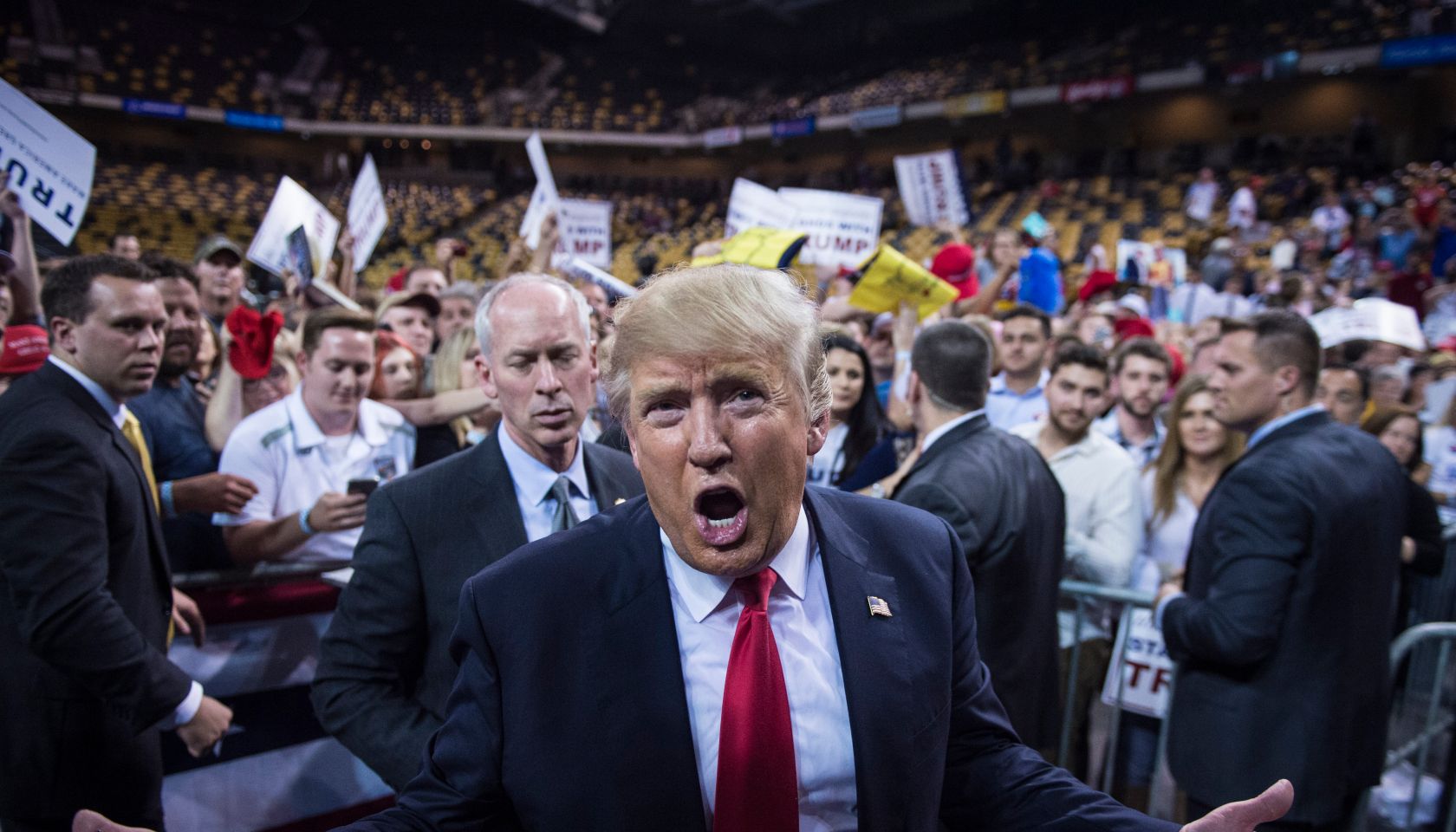 Donald Trump in Orlando, Florida.