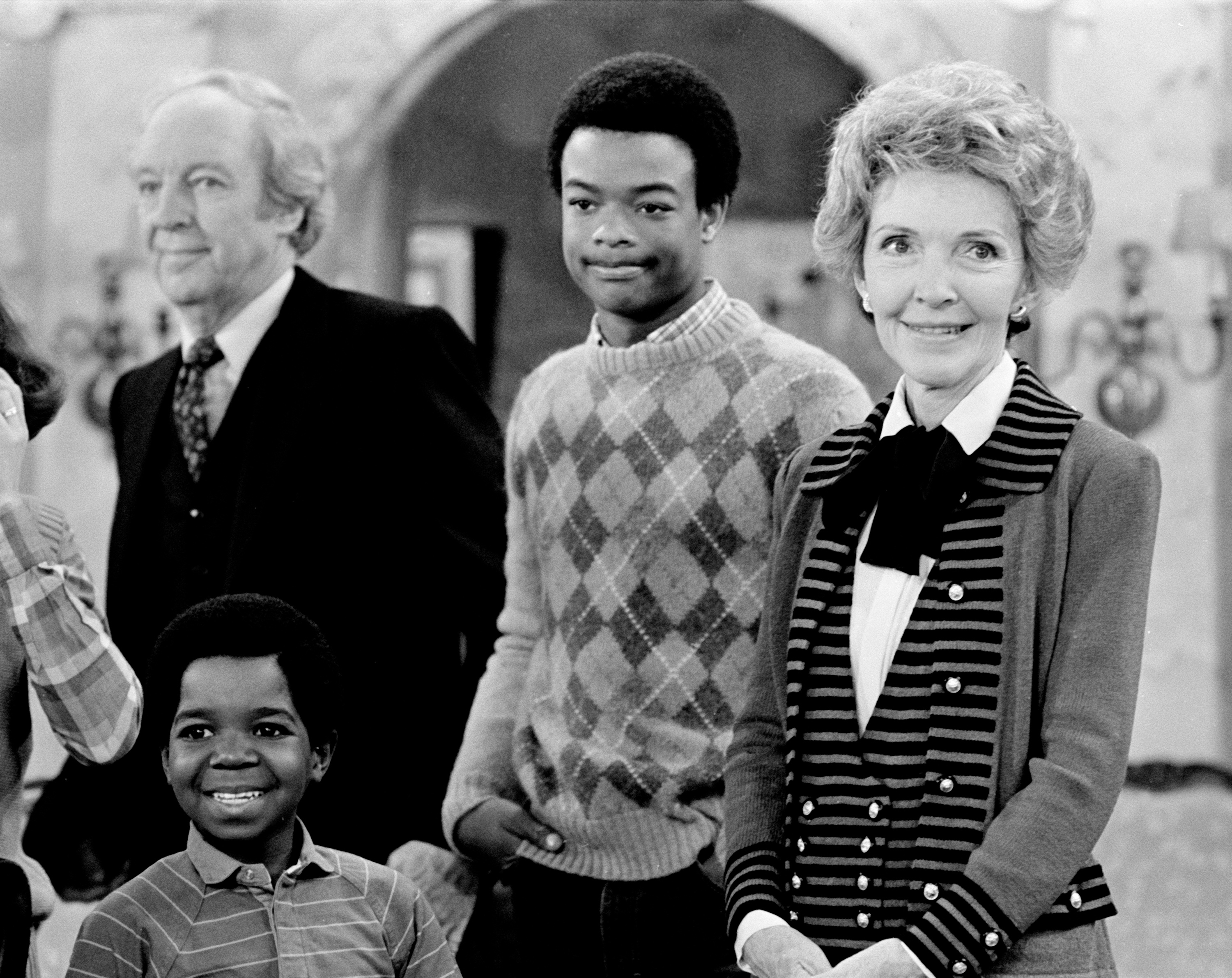 Reagan & Cast On 'Diff'rent Strokes'