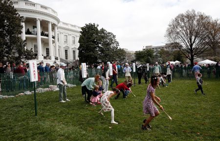2016 White House Easter Egg Roll In Action