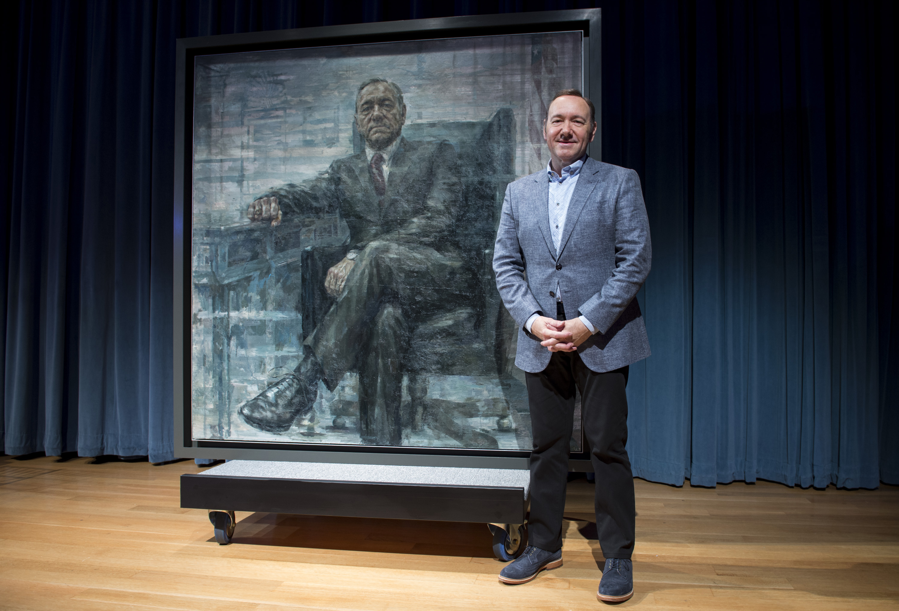The Smithsonian And Netflix Host A Portrait Unveiling And Season 4 Premiere Of 'House Of Cards' - Press Conference