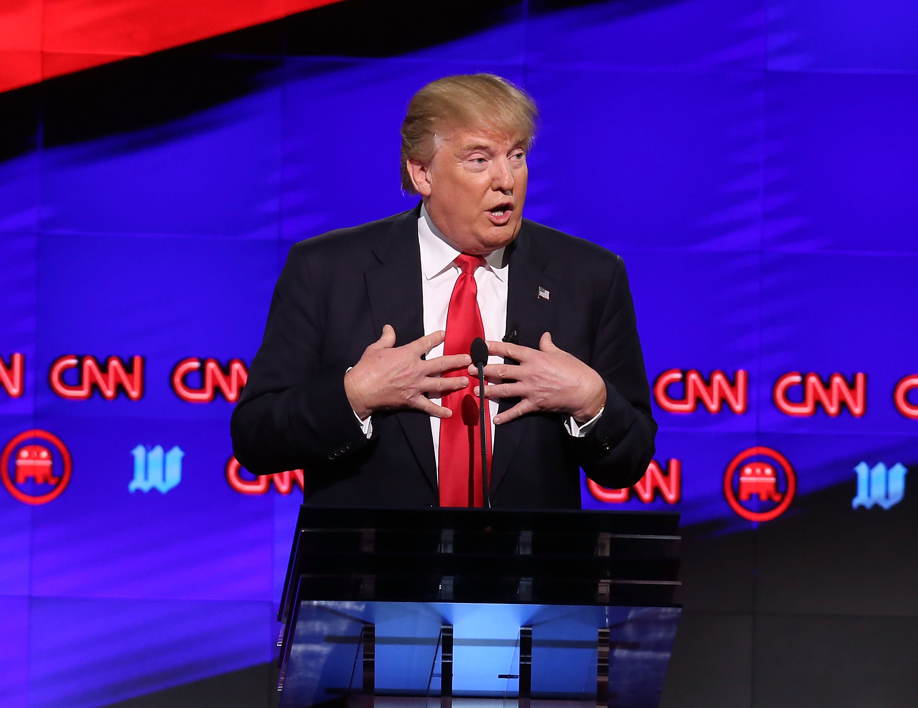 Republican Presidential Candidates Debate In Miami Area