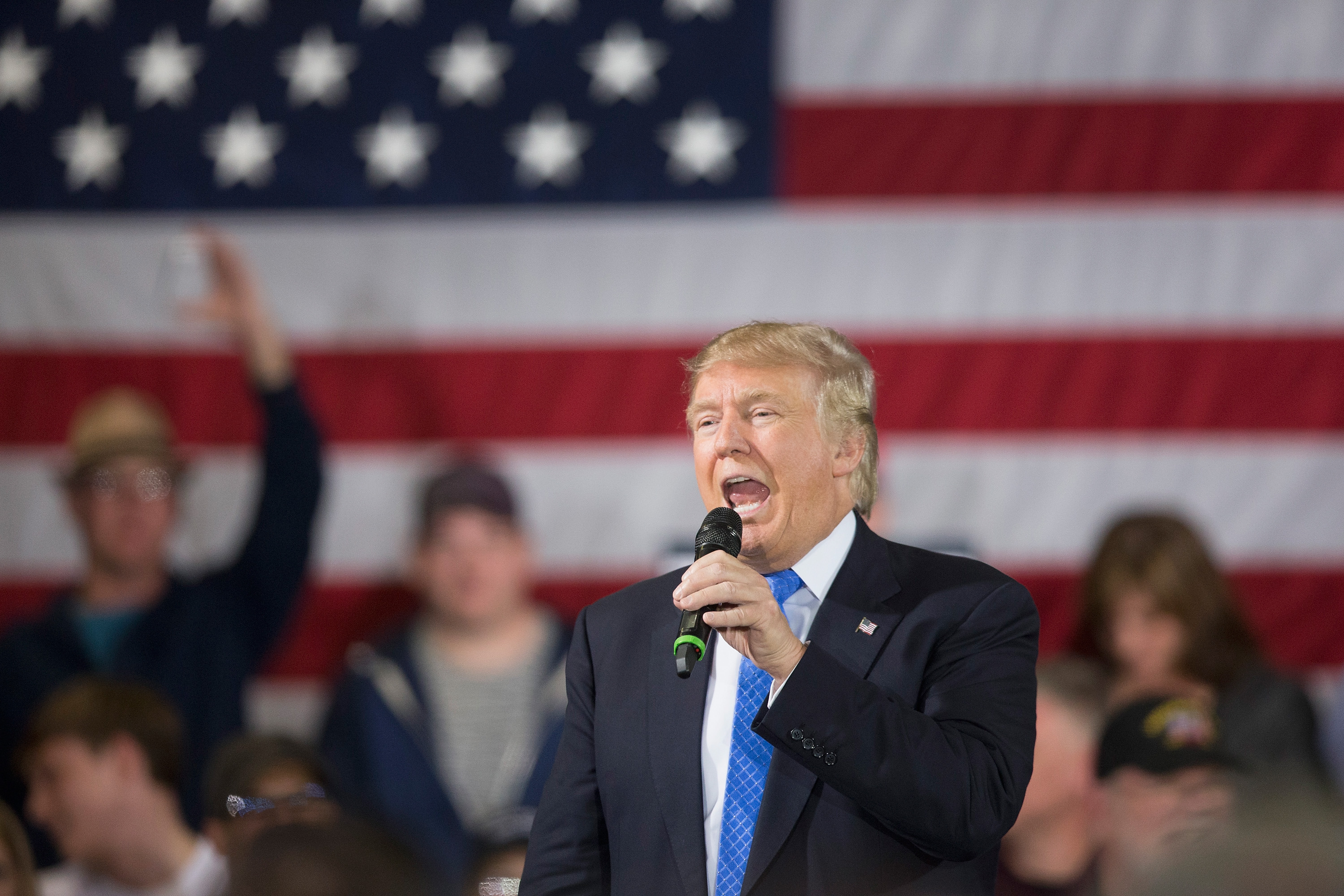 Donald Trump Campaigns In Wisconsin
