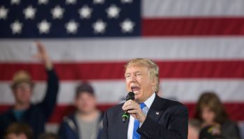Donald Trump Campaigns In Wisconsin