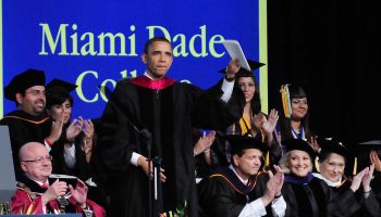 President Obama Speaks At Miami Dade College Commencement
