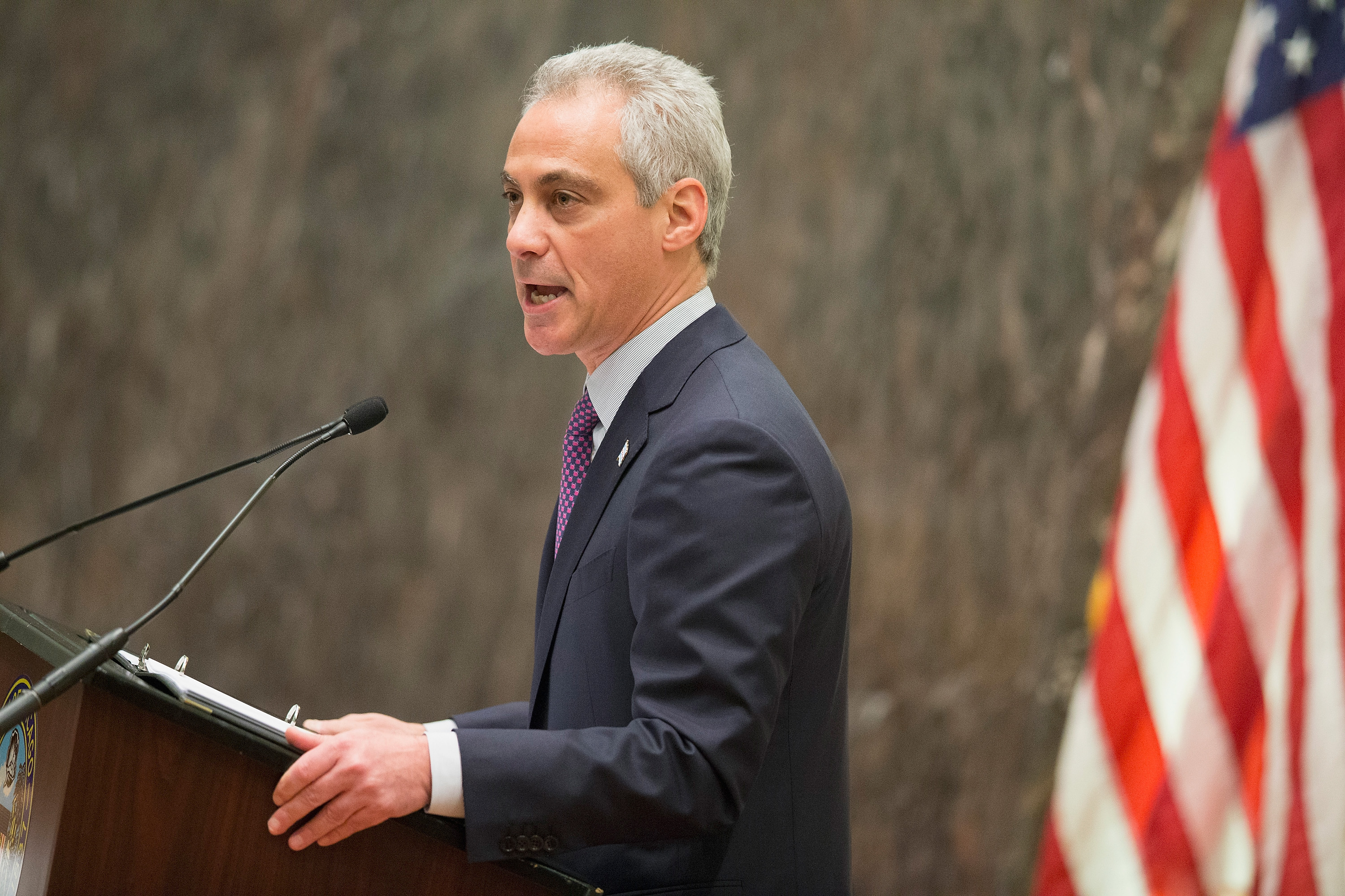 Chicago Mayor Rahm Emanuel Addresses Police Misconduct At Chicago City Council Meeting