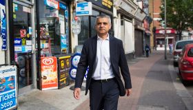 Newly-elected London Mayor Leaves Home For First Day At City Hall