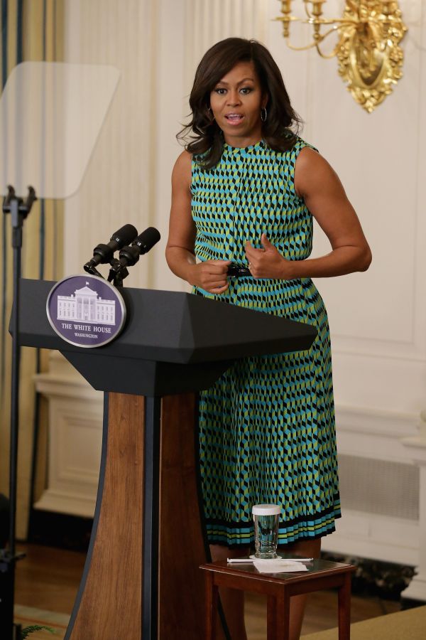 Michelle Obama And Jill Biden Host Employment Event For Vets At White House