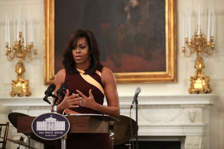 First Lady Michelle Obama Welcomes High School Students For History Of Jazz Student Workshop