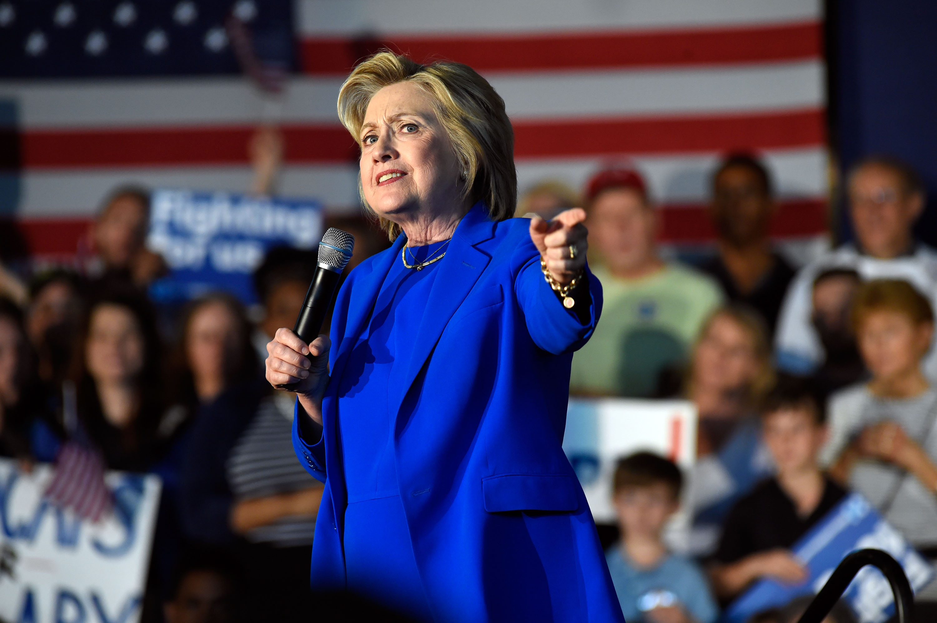 Hillary Clinton Campaigns In Louisville, Kentucky
