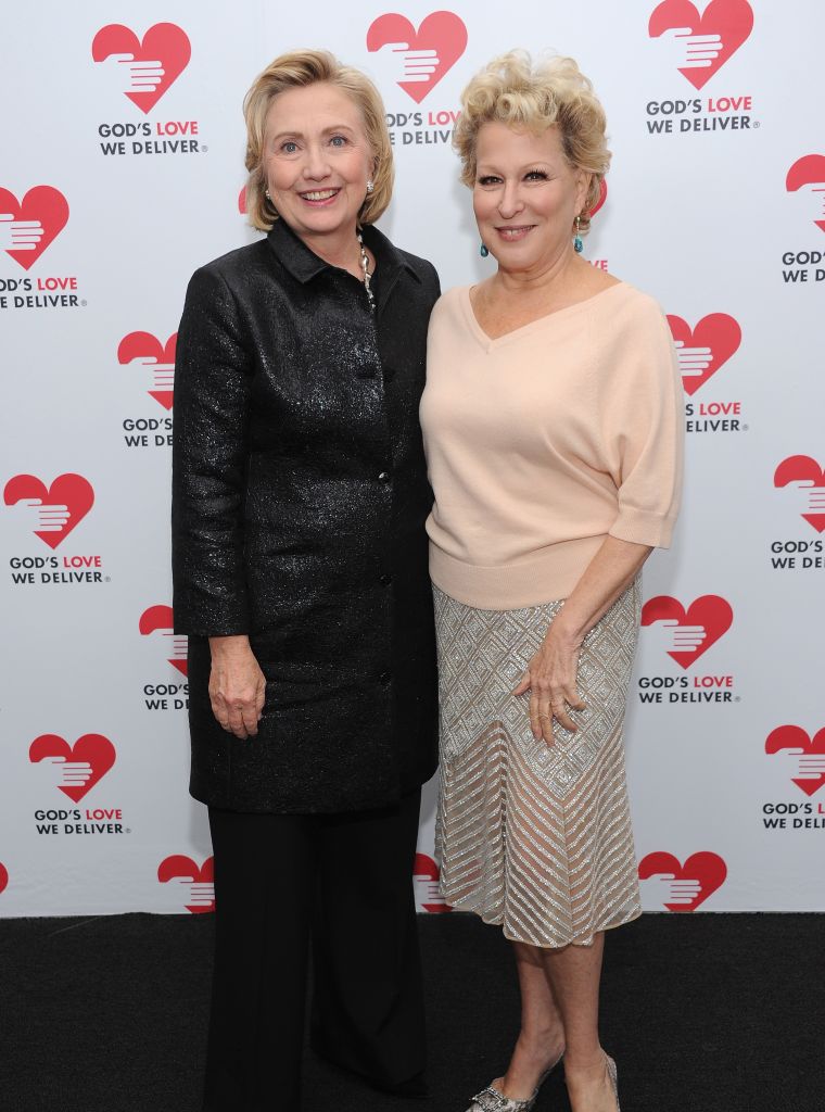 Hillary Clinton With Bette Midler