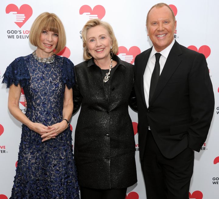 Hillary Clinton With Anna Wintour And Michael Kors