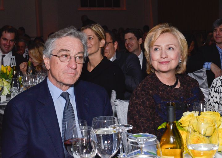 Hillary Clinton With Robert DeNiro