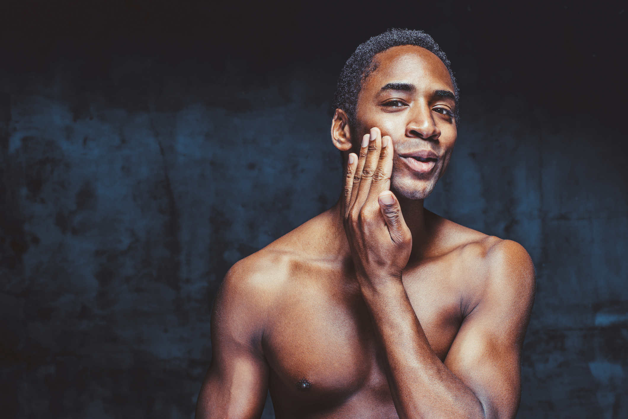 young handsome african-american man