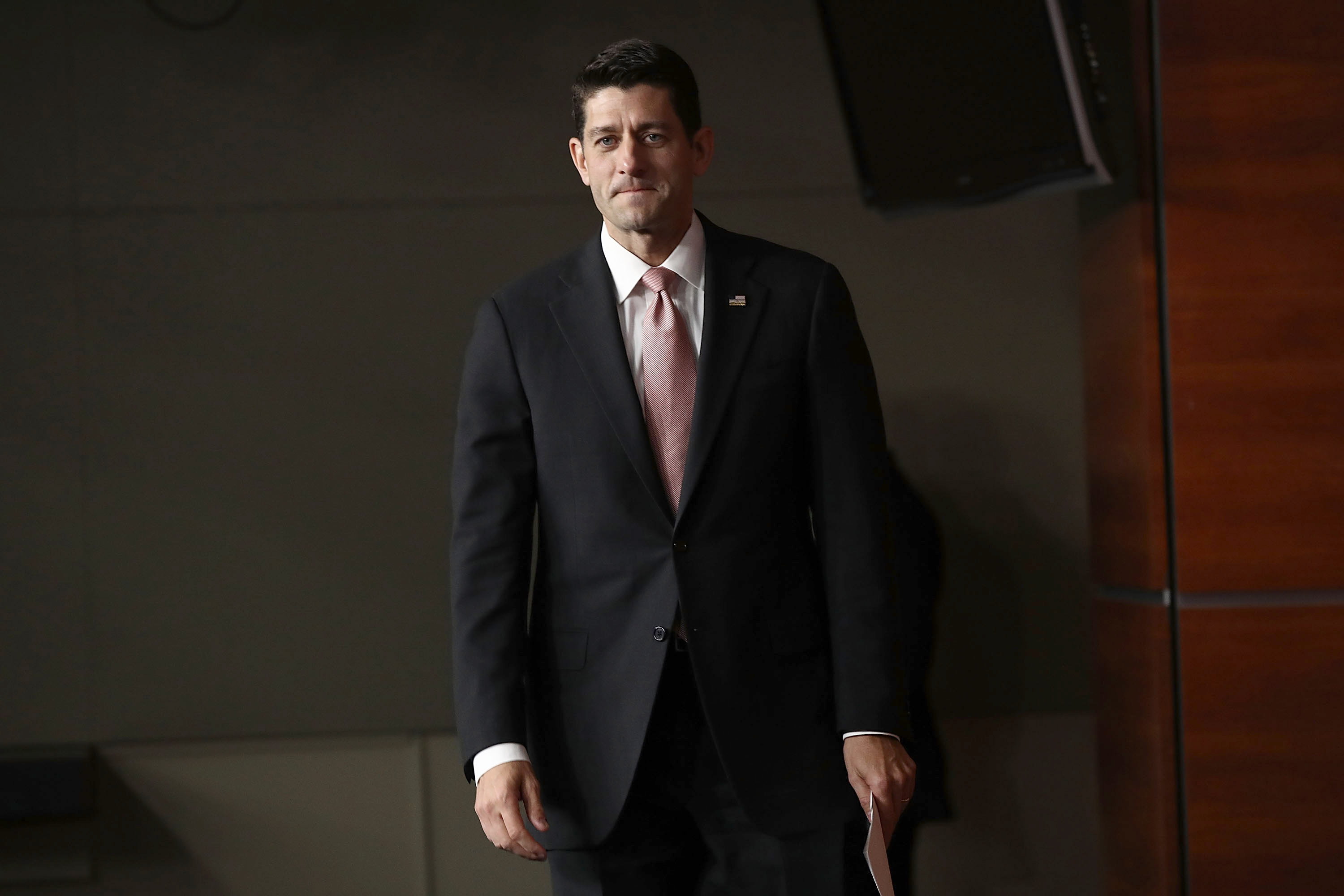 Paul Ryan Holds Weekly Press Briefing At The Capitol