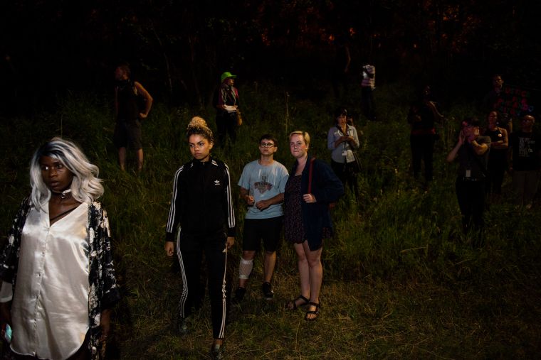 Activists Hold March Protesting Police Shooting Of Philando Castile