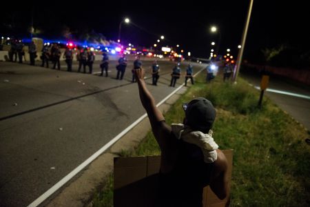 Activists Hold March Protesting Police Shooting Of Philando Castile