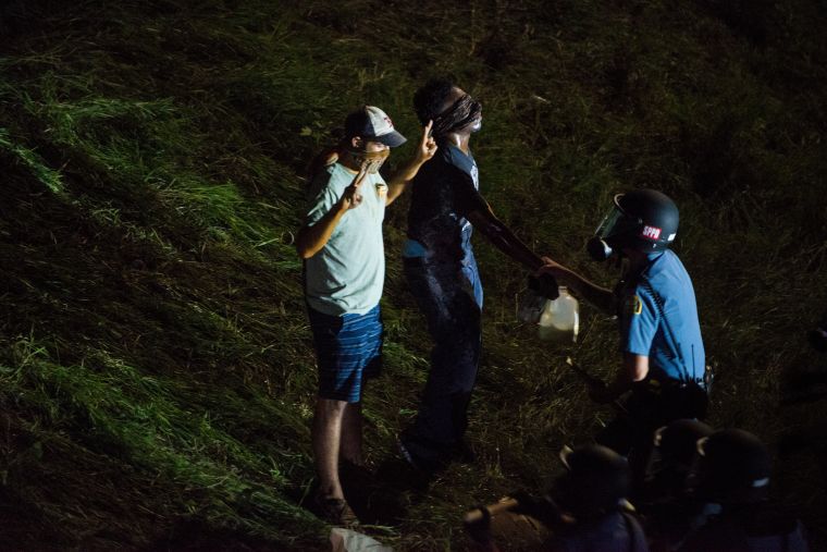 Activists Hold March Protesting Police Shooting Of Philando Castile