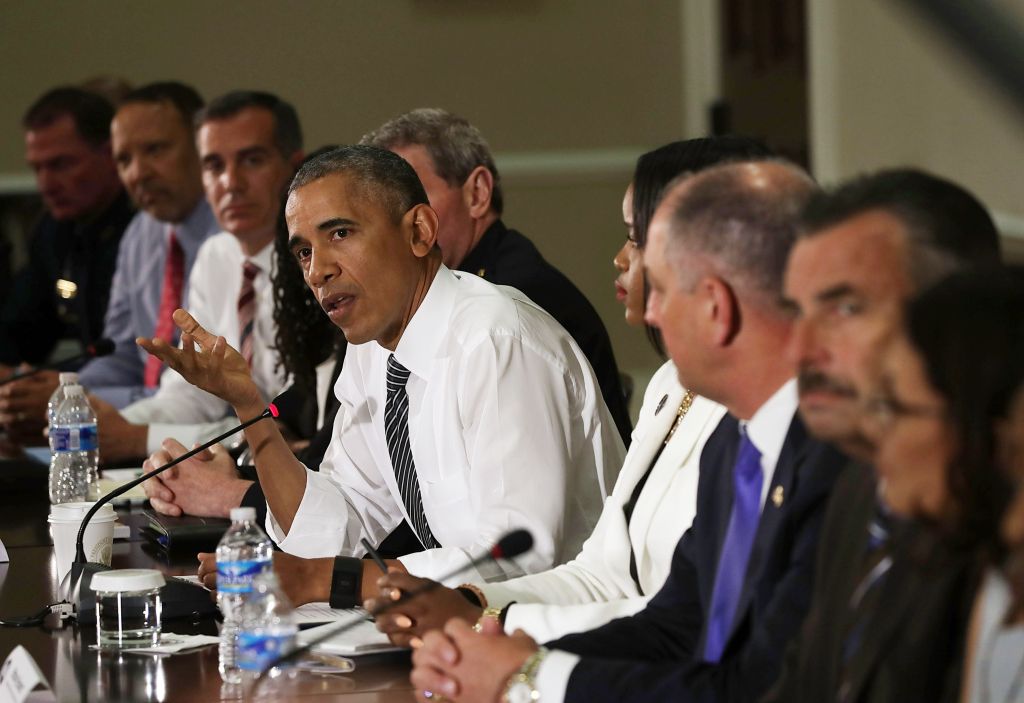 President Obama Hosts Conversation On Community Policing And Criminal Justice At White House