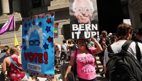 Protesters Demonstrate In Philadelphia During The Democratic National Convention