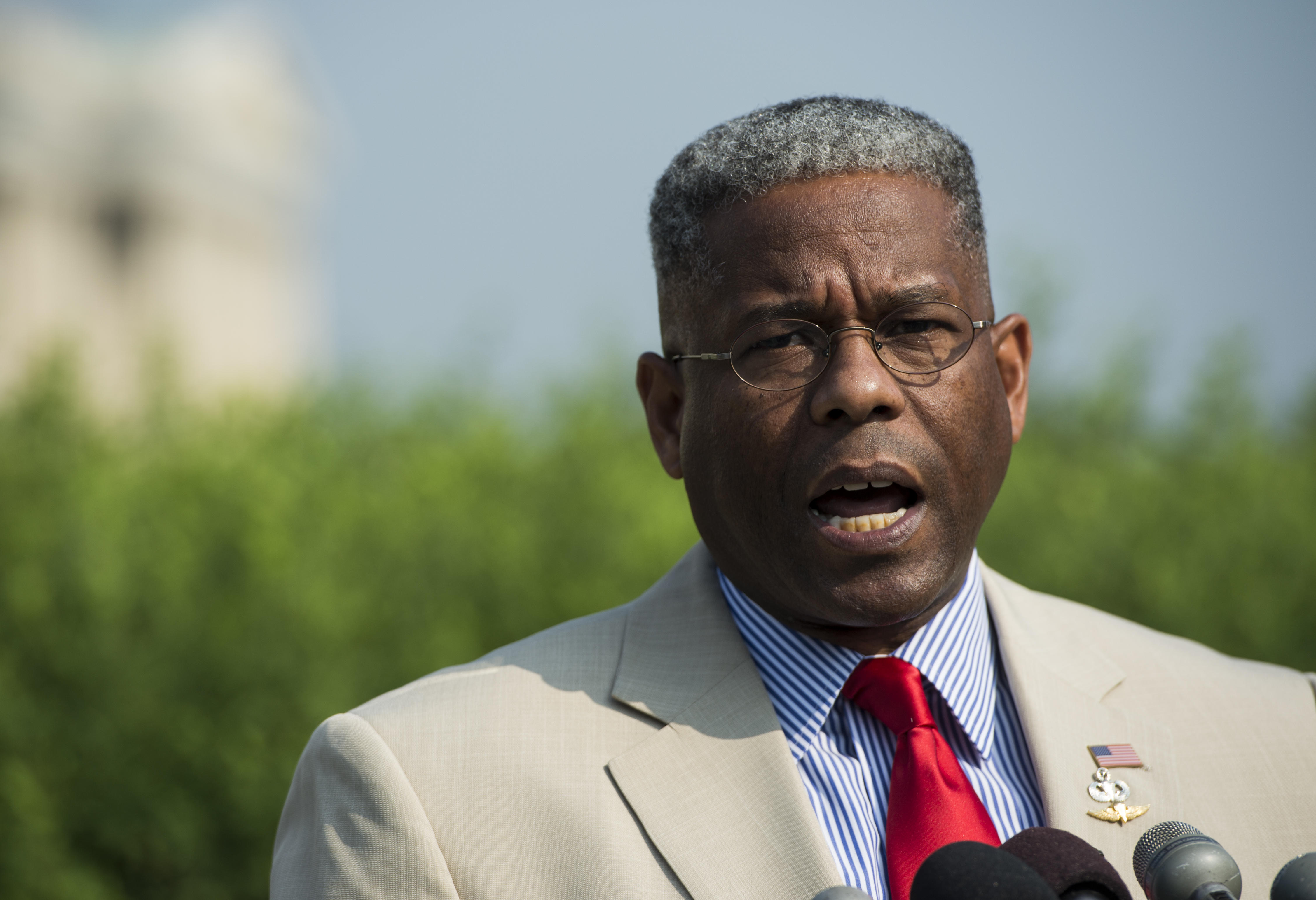Former Rep. Allen West...