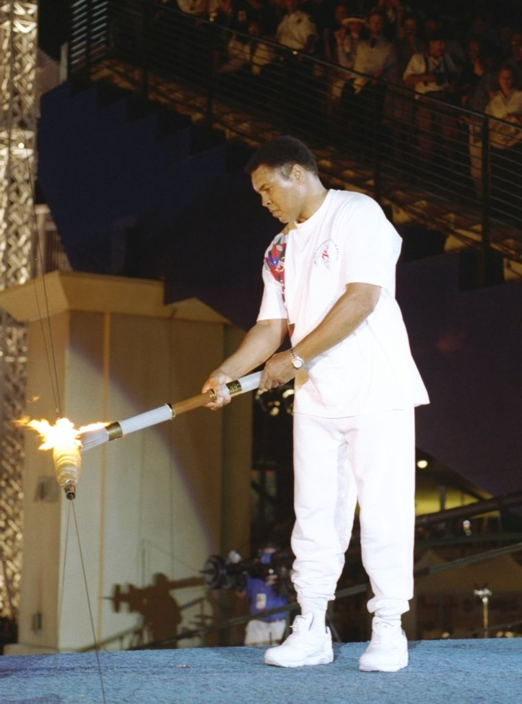 Muhammad Ali Lights The Olympic Torch (1996)