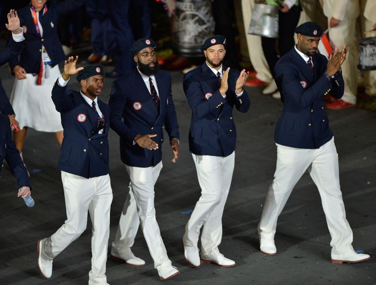 James Harden, LeBron James, 2012 London Olympics