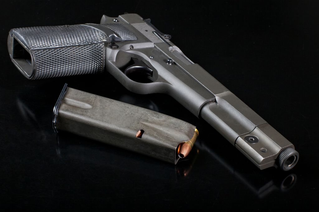 Handgun with ammunition