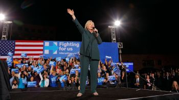 Democratic Presidential Candidate Hillary Clinton Campaigns In Las Vegas, Nevada