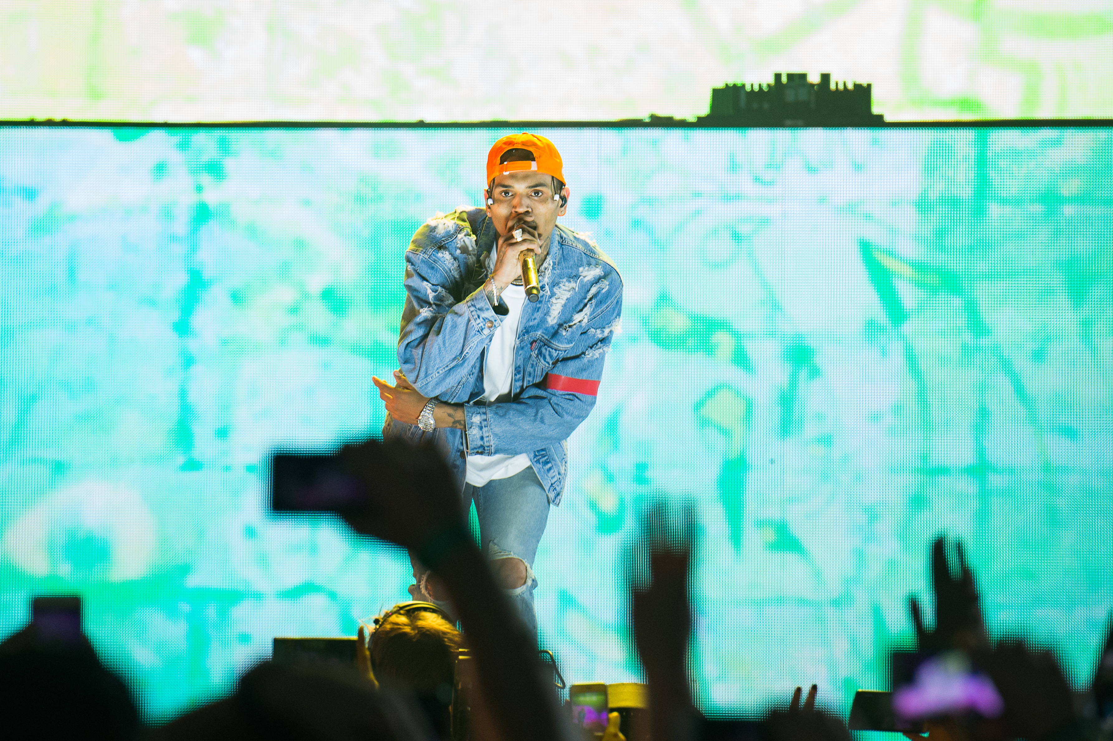 Chris Brown Performs At AccorHotels Arena In Paris