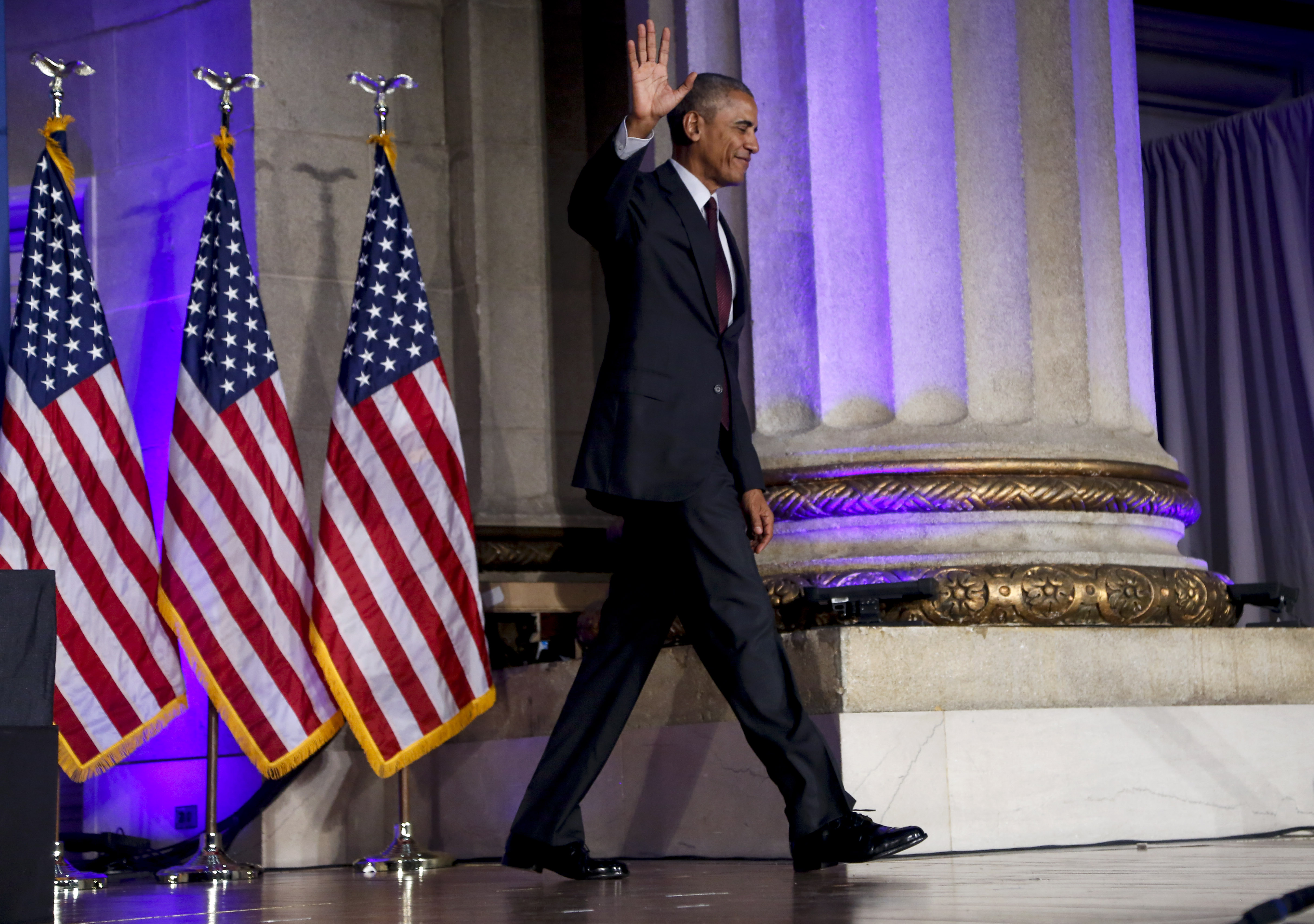 U.S. President Barack Obama attends the 2016 White House Tribal Nations Conference