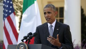 President Obama Holds News Conference With Italian Prime Minister Matteo Renzi