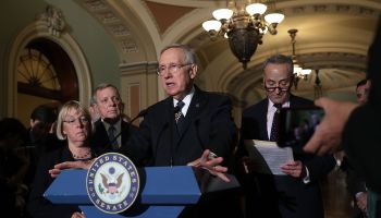 Senate Republicans And Democrats Hold Weekly Policy Luncheons
