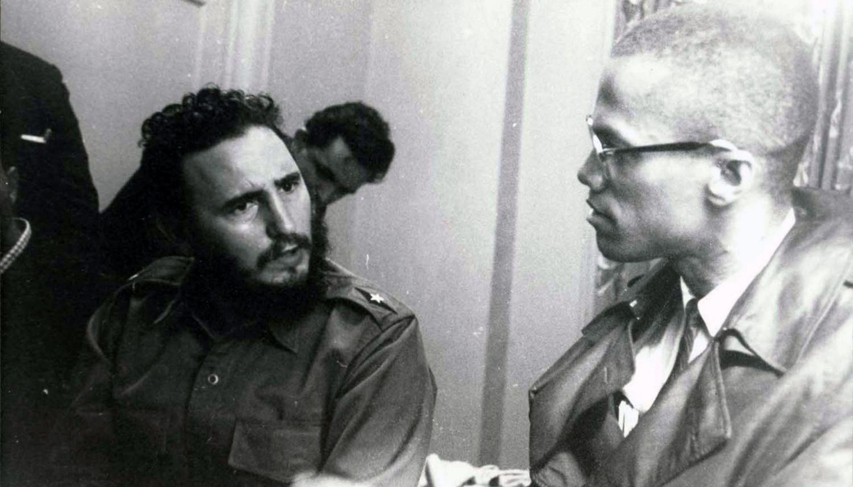 Fidel Castro and Malcolm X.