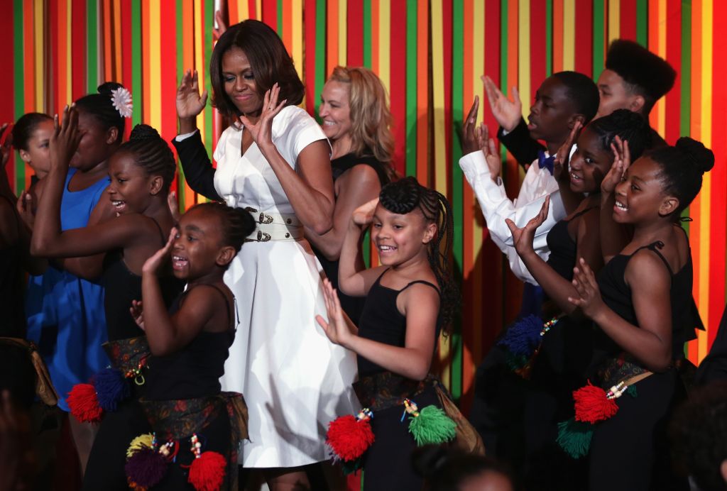 First Lady Michelle Obama Hosts Talent Show At White House
