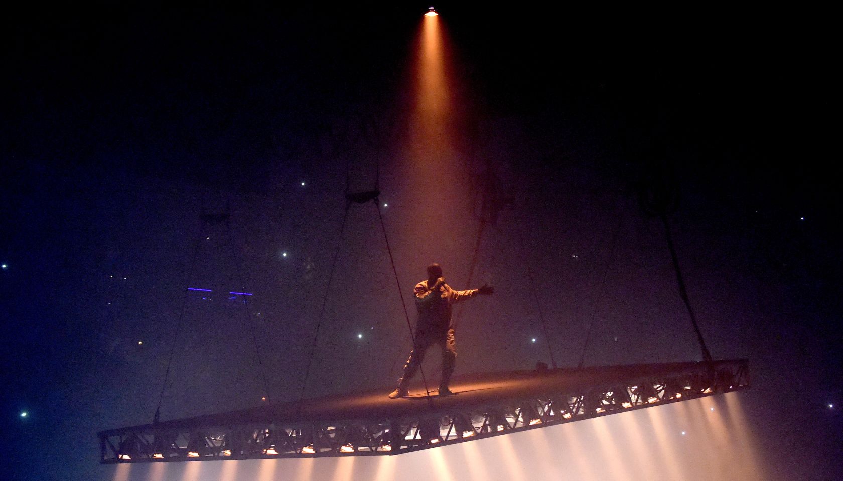Kanye West Performs At The Forum