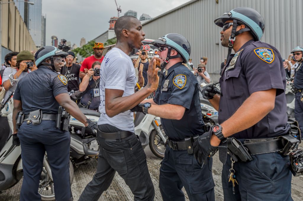 The NYPD made multiple arrests around Times Square where the...