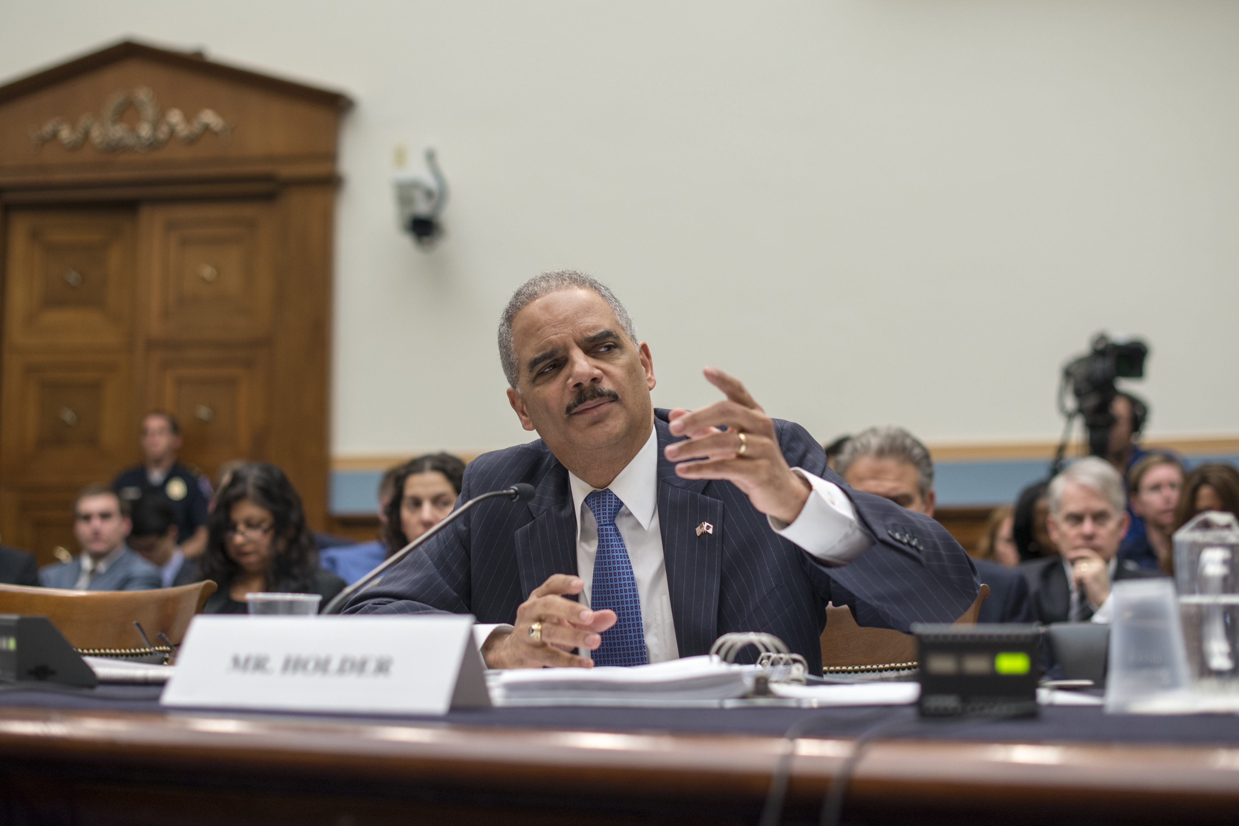 Holder testifies on Cap Hill