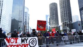 Anti-Trump Protest in Chicago