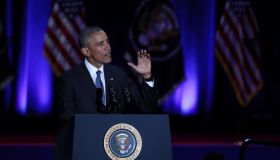 US President Barack Obama delivers his farewell address