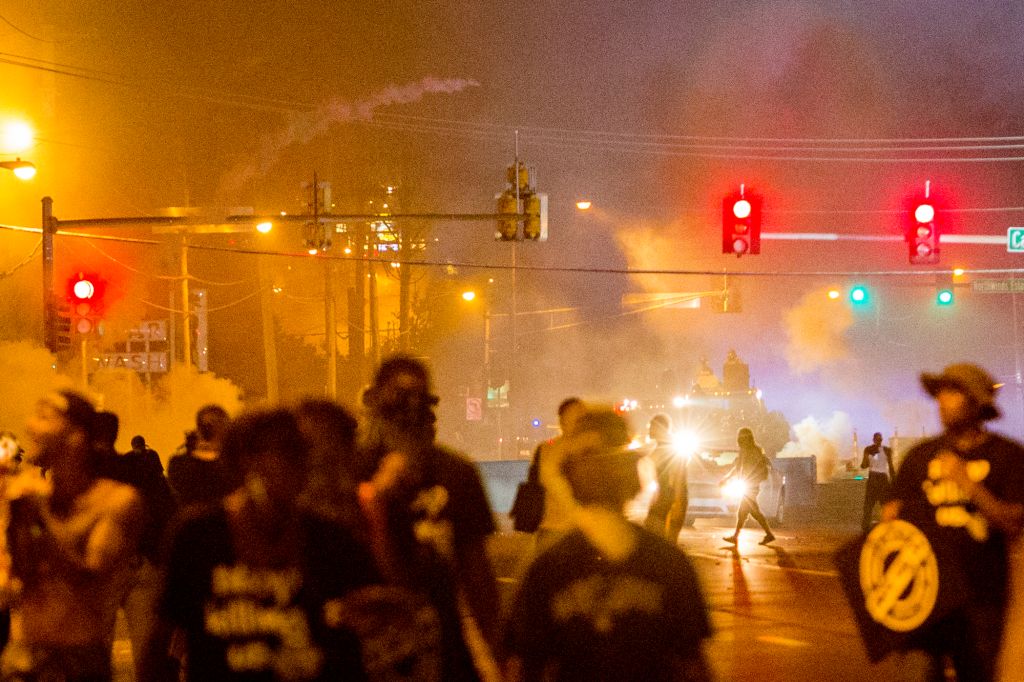 USA - Protests in Ferguson