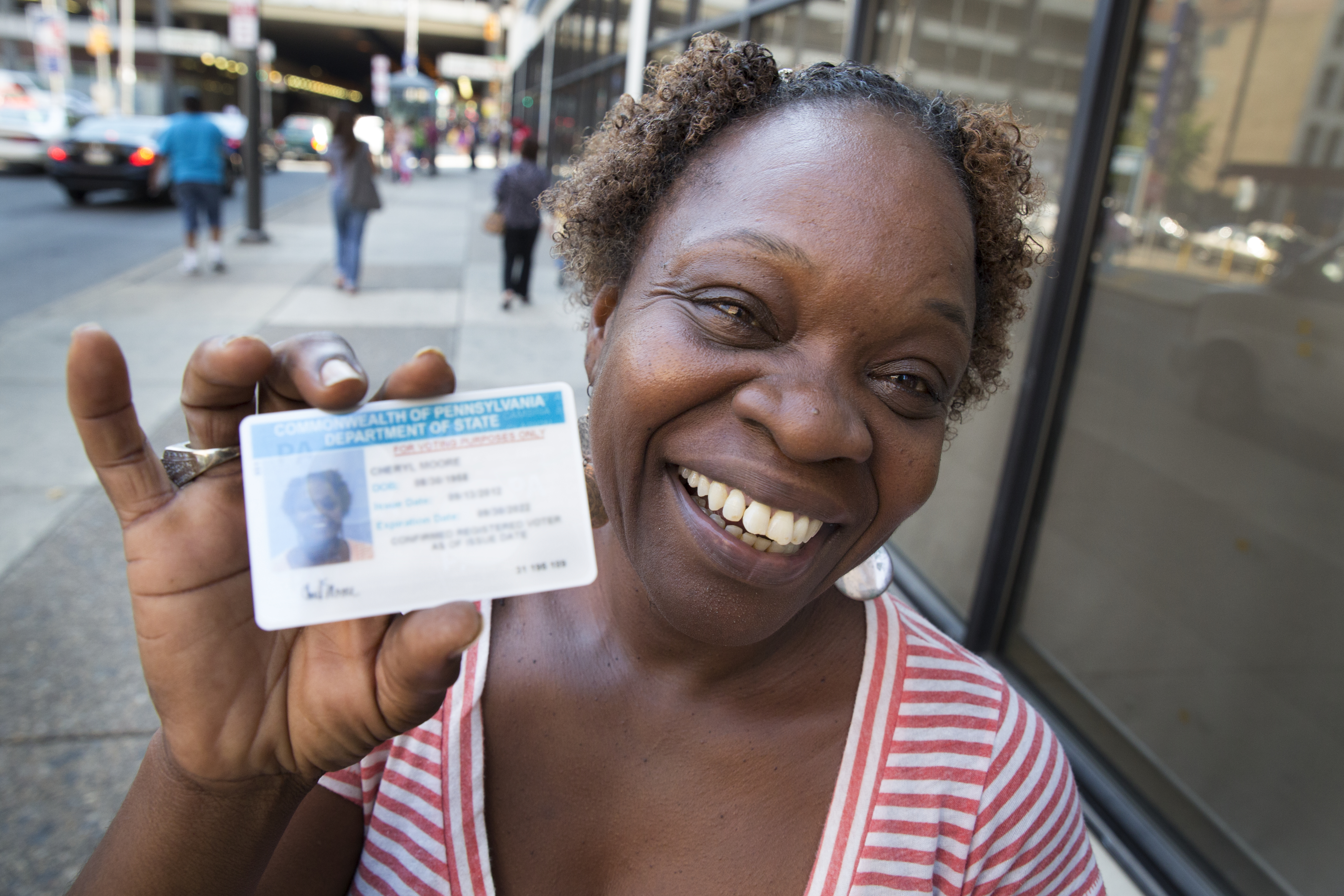 Philadelphia residents spend hours at the Pennsylvania Department of Transportation to get their Voter IDs.