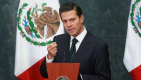 Mexican President Enrique Pena Nieto - Press conference