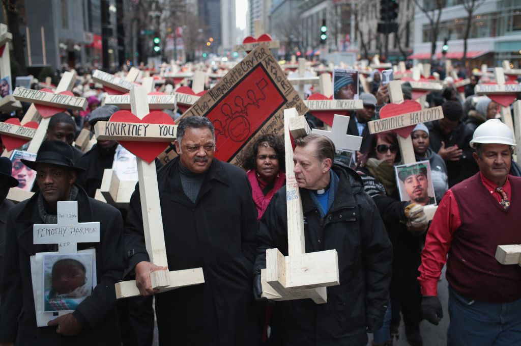 Residents And Activists Hold Anti-Violence March After Deadly Year In Chicago