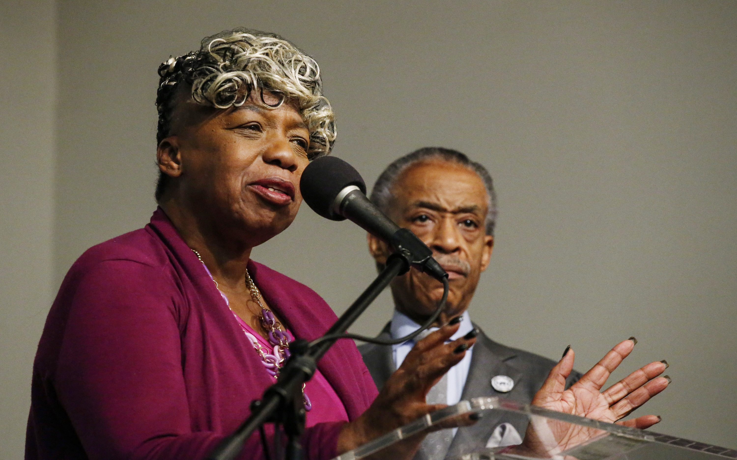 Sharpton And Eric Garner Family Members Discuss Plans For National March