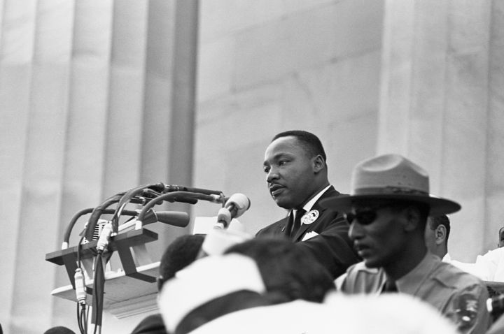King Speaking at Freedom March