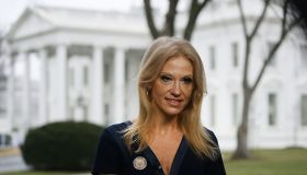 Kellyanne Conway Speaks To Morning Shows From Front Lawn Of White House