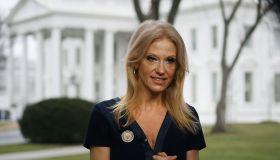 Kellyanne Conway Speaks To Morning Shows From Front Lawn Of White House
