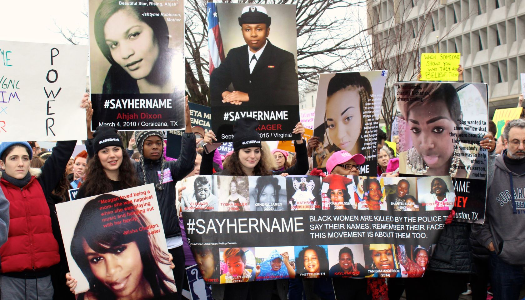 Say Her Name Protest March