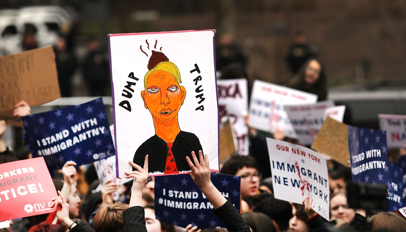 Students In New York Organize Walkout To Protest Against President Trump's Policies