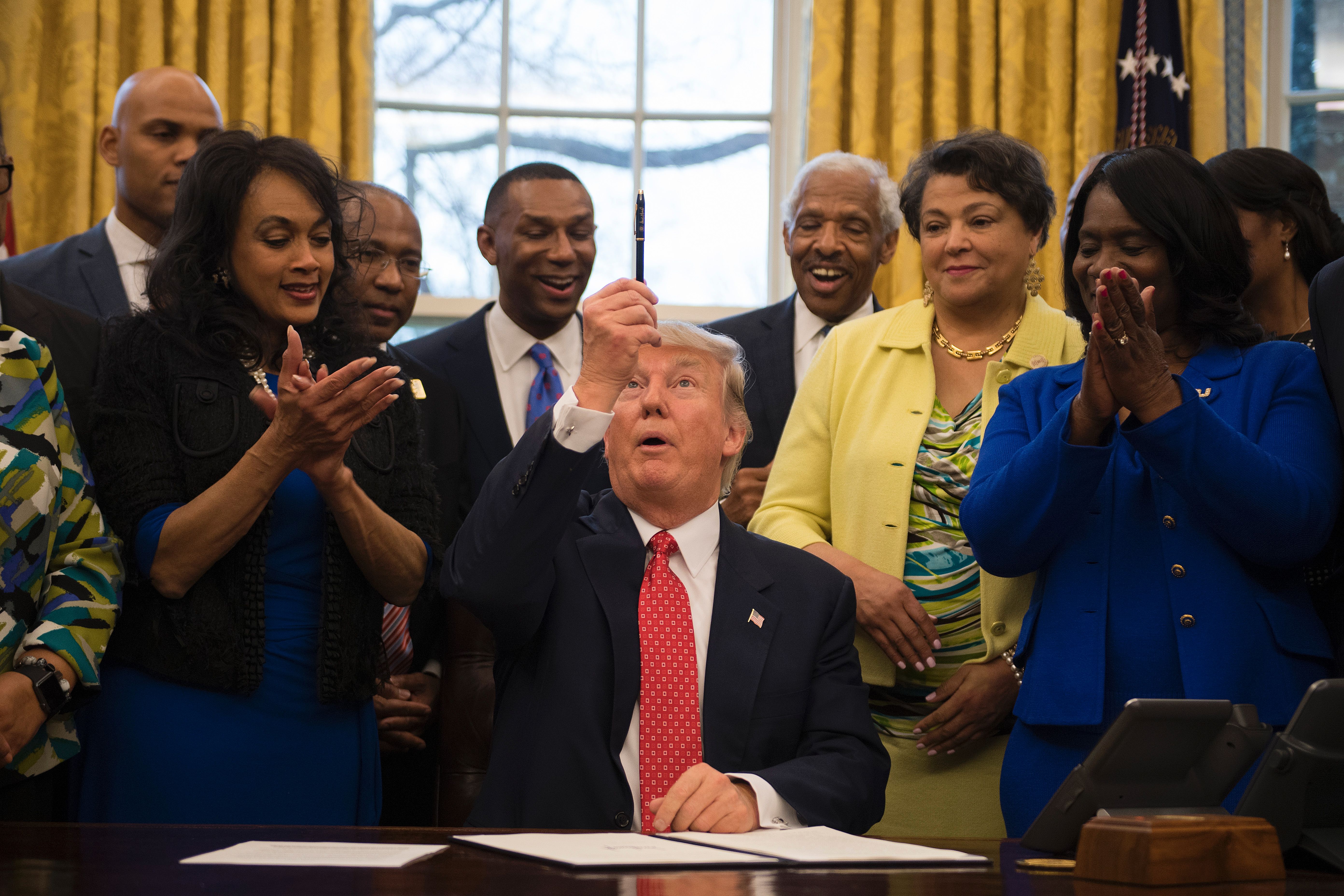 US-POLITICS-TRUMP-HBCU